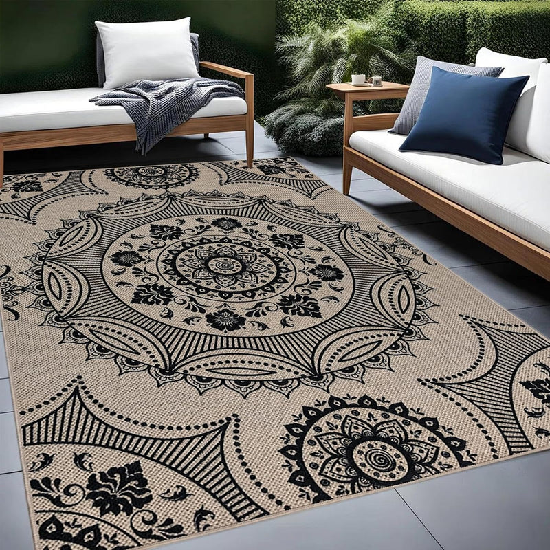 Floral Easy Jute Rug 3'x5'