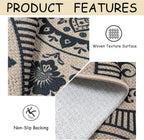Floral Easy Jute Rug 3'x5'