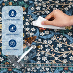 Floral Large Rugs Washable for Living Room