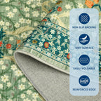 Floral Large Rugs Washable for Living Room