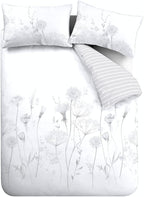 Floral Reversible King Duvet Cover Set with Pillowcases