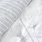 Floral Reversible King Duvet Cover Set with Pillowcases