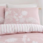 Floral Reversible King Duvet Cover Set with Pillowcases