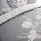 Floral Reversible King Duvet Cover Set with Pillowcases
