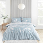 Floral Reversible King Duvet Cover Set with Pillowcases