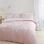 Floral Reversible King Duvet Cover Set with Pillowcases