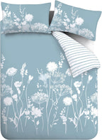 Floral Reversible King Duvet Cover Set with Pillowcases