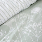 Floral Reversible King Duvet Cover Set with Pillowcases