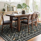 Floral Rugs for Living Room Boho Washable Area