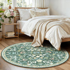 Floral Rugs for Living Room Boho Washable Area