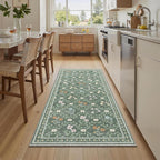 Floral Rugs for Living Room Boho Washable Area