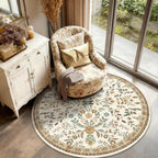 Floral Rugs for Living Room Boho Washable Area