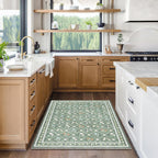 Floral Rugs for Living Room Boho Washable Area