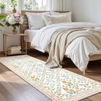 Floral Rugs for Living Room Boho Washable Area