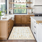 Floral Rugs for Living Room Boho Washable Area