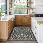Floral Rugs for Living Room Boho Washable Area