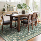 Floral Rugs for Living Room Boho Washable Area