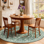 Floral Rugs for Living Room Boho Washable Area