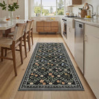 Floral Rugs for Living Room Boho Washable Area