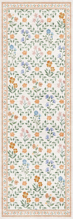 Floral Rugs for Living Room Boho Washable Area