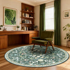 Floral Rugs for Living Room Boho Washable Area