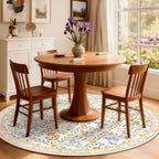 Floral Rugs for Living Room Boho Washable Area