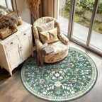 Floral Rugs for Living Room Boho Washable Area