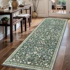 Floral Rugs for Living Room Boho Washable Area