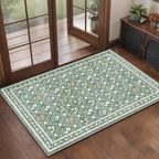 Floral Rugs for Living Room Boho Washable Area