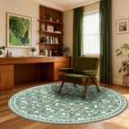 Floral Rugs for Living Room Boho Washable Area