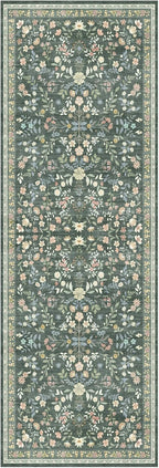 Floral Rugs for Living Room Boho Washable Area
