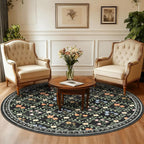 Floral Rugs for Living Room Boho Washable Area