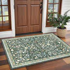 Floral Rugs for Living Room Boho Washable Area