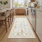 Floral Rugs for Living Room Boho Washable Area