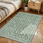 Floral Rugs for Living Room Boho Washable Area