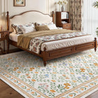 Floral Rugs for Living Room Boho Washable Area