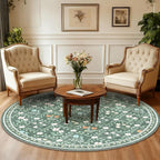 Floral Rugs for Living Room Boho Washable Area