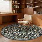 Floral Rugs for Living Room Boho Washable Area
