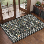 Floral Rugs for Living Room Boho Washable Area