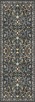 Floral Rugs for Living Room Boho Washable Area