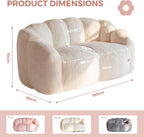 Bean Bag Chair Floral Shaped Sofa Includes Filling