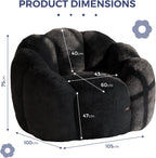 Bean Bag Chair Floral Shaped Sofa Includes Filling