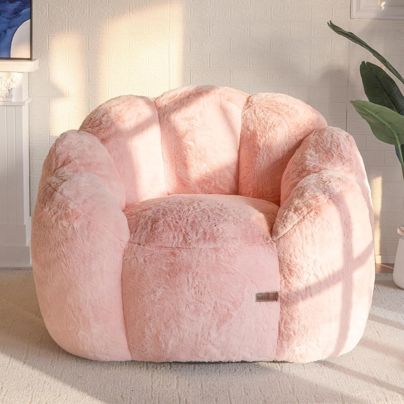 Bean Bag Chair Floral Shaped Sofa Includes Filling