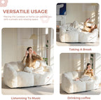 Bean Bag Chair Floral Shaped Sofa Includes Filling