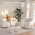 Bean Bag Chair Floral Shaped Sofa Includes Filling