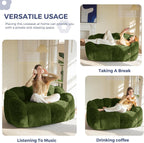 Bean Bag Chair Floral Shaped Sofa Includes Filling