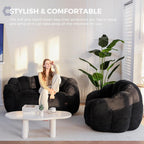 Bean Bag Chair Floral Shaped Sofa Includes Filling