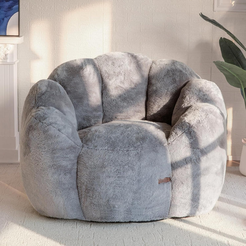 Bean Bag Chair Floral Shaped Sofa Includes Filling