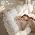 Bean Bag Chair Floral Shaped Sofa Includes Filling