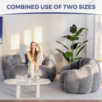 Bean Bag Chair Floral Shaped Sofa Includes Filling